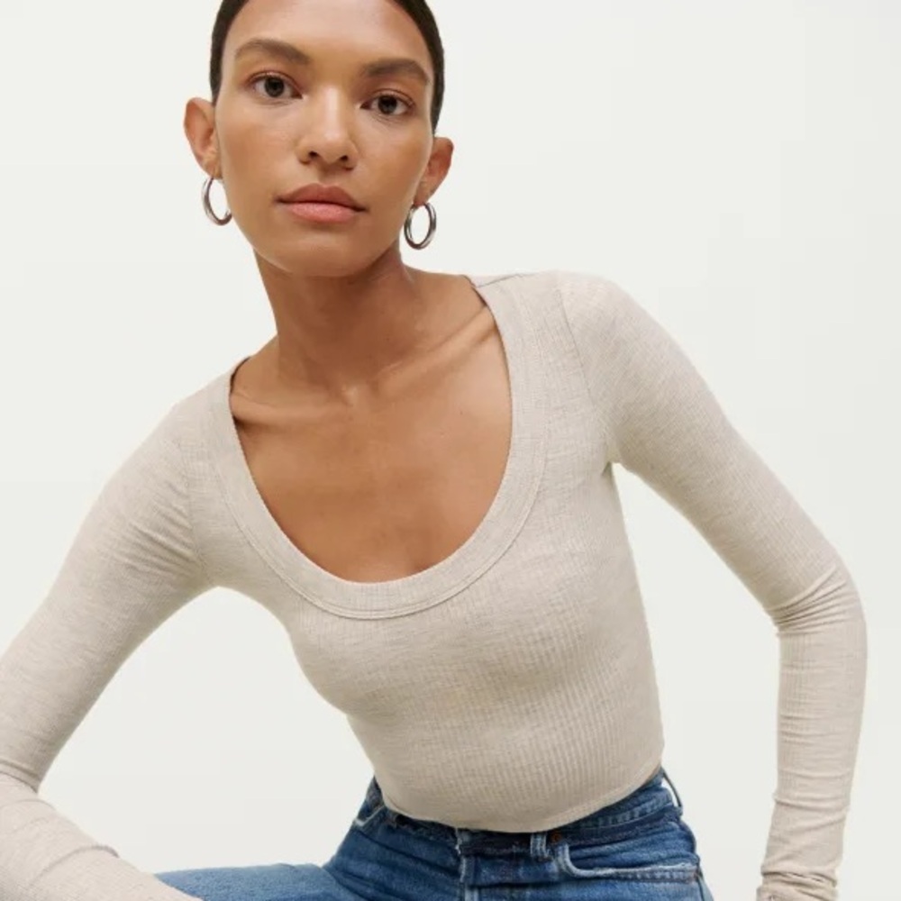 REFORMATION PAIGE KNIT TOP